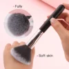 BEILI Black Makeup brushes set Professional Natural goat fiber hair brushes Foundation Powder Contour Eyeshadow make up brushes - Image 5