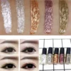 New Professional Shiny Eye Liners Cosmetics for Women Pigment Silver Rose Gold Color Liquid Glitter Eyeliner Cheap Makeup - Image 4