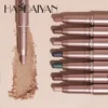 Metallic Double-head Eyeshadow Stick Diamond Shimmer Highlighter Pencil Ultra Pigmented Long Lasting Cream Eye Shadow Sponge Pen - Image 4