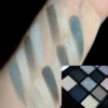 Black Smokey Eyeshadow Palette, 15 Colors ,Punk Style,Neutral Eye Make up, Shimmer Pearly Sequin Eyeshadow - Image 4