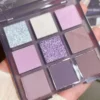 9 Colors Glitter Eyeshadow Palette Purple Lace Shimmer Pearlescent Matte Acrylic Eye Shadows Palette Waterproof Eye Make Up - Image 6