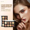 3 in 1 palette, contour concealer, long lasting, covers skin imperfections, creates a perfect and natural 3D makeup look - Image 4
