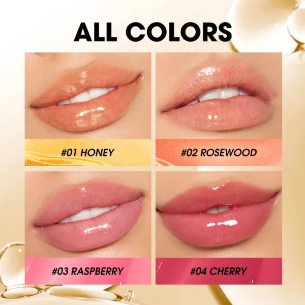 O.TWO.O Lip Oil Gloss Lip Plumper Makeup Moisturizing NonSticky Sexy Water Glossy Glitter Primer Tint Lip Balm Care Cosmetics - Image 2