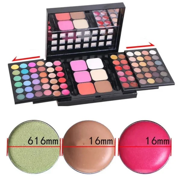 Makeup Set Box For Women Combination Matte Eyeshadow Eye Shadow Lipstick Eyeliner Concealer Powder Maquiagem With Aluminum Box - Image 4