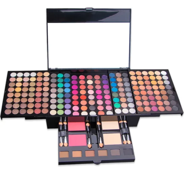 Makeup Gift Set for Women Full Make Up Kit Lig Stick Gloss Eyeliner Mascara Blush Foundation Powder Waterproof Eyeshadow Eyebrow - Image 2