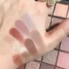 DIKALU Evening Cherry Dance Eyeshadow Tray 20 Color Large Plate Pearl Matte Bright Milk Tea Color Affordable Spring - Image 5