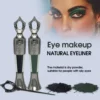 Retro Bottle Powder Eyeliner 2Color Mineral Powder Eye Liner Stick Waterproof Long Lasting Black Kohl Eyeshadow No Smudge Makeup - Image 2