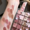DIKALU Evening Cherry Dance Eyeshadow Tray 20 Color Large Plate Pearl Matte Bright Milk Tea Color Affordable Spring - Image 4